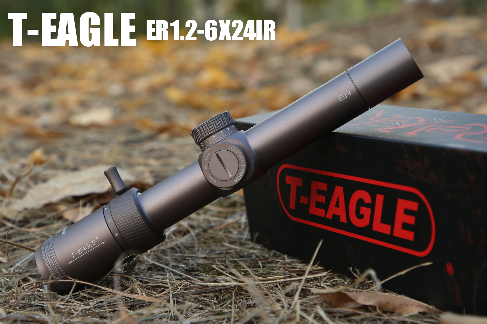 Amazon.co.jp: T-EAGLE ER 1.2-6x24 IR ライフルスコープ 1.2-6x24可変