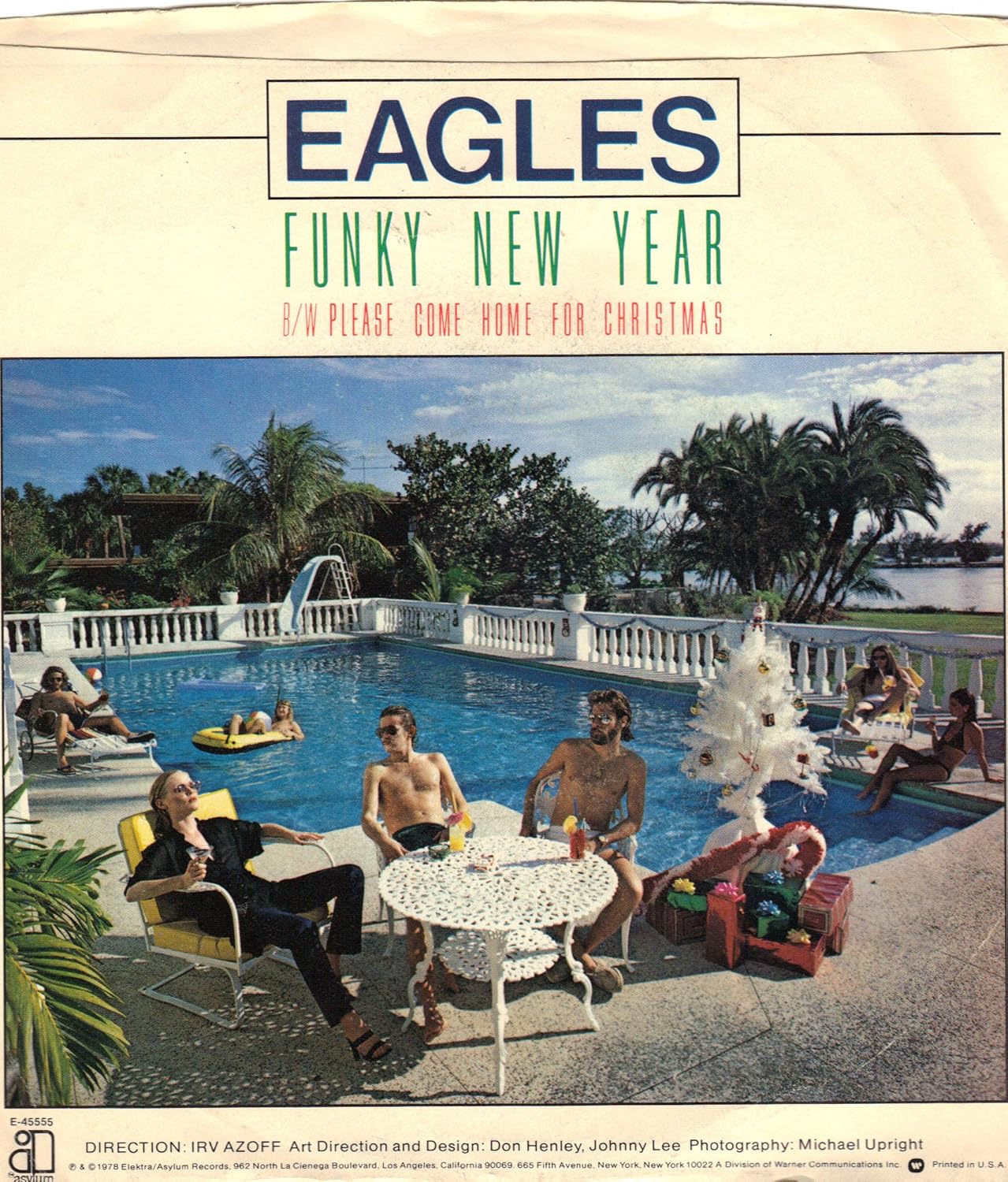Eagles EAGLES/Please Come Home For Christmas/45rpm record + picture Please Come Home For Christmas