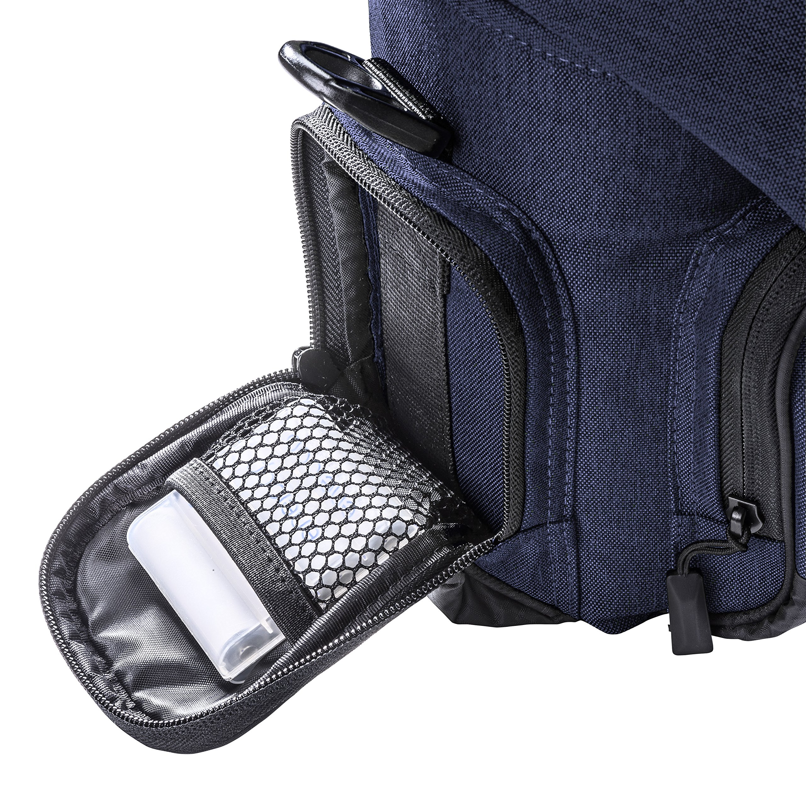 Mantona Premium Borsa per Fotocamera, Imbottito, per Fotocamera DSLR e Accessori, Fotocamera Sistema, Fotocamera DSLM, Obiettivo Aggiuntivo, con Tasche Aggiuntive, Impermeabile, Antracite