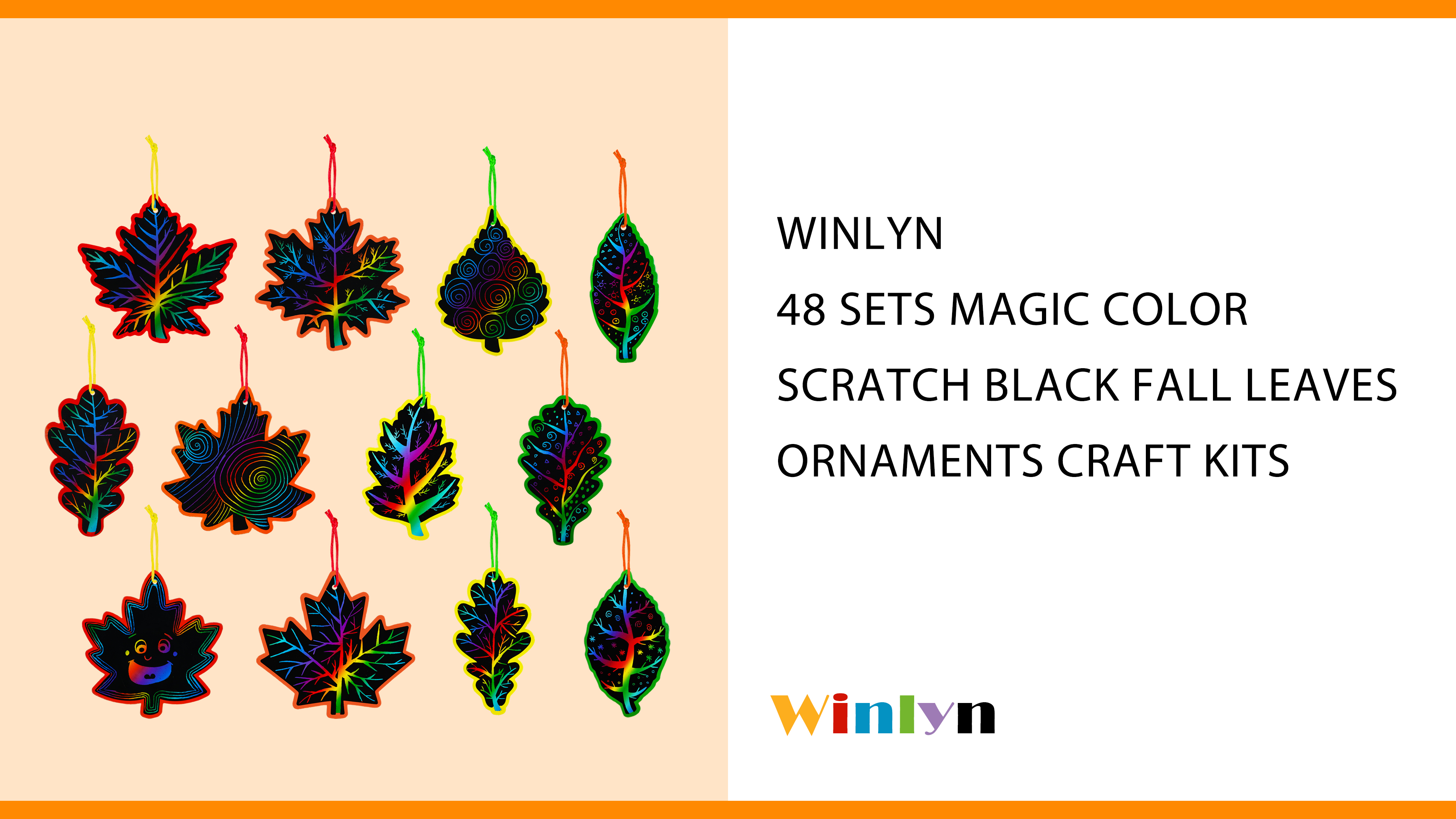 Amazon.com: Winlyn 48 Sets 12 Styles Magic Color Scratch Black