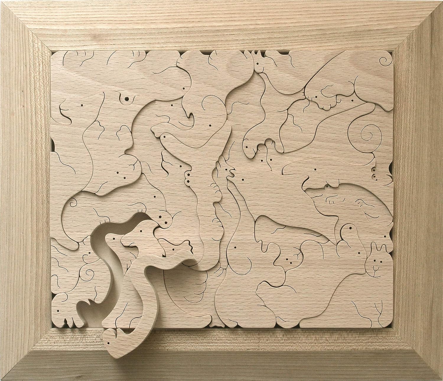 となりのトトロ 300ピース パズル 完成品 ＋おまけ あらいぐま