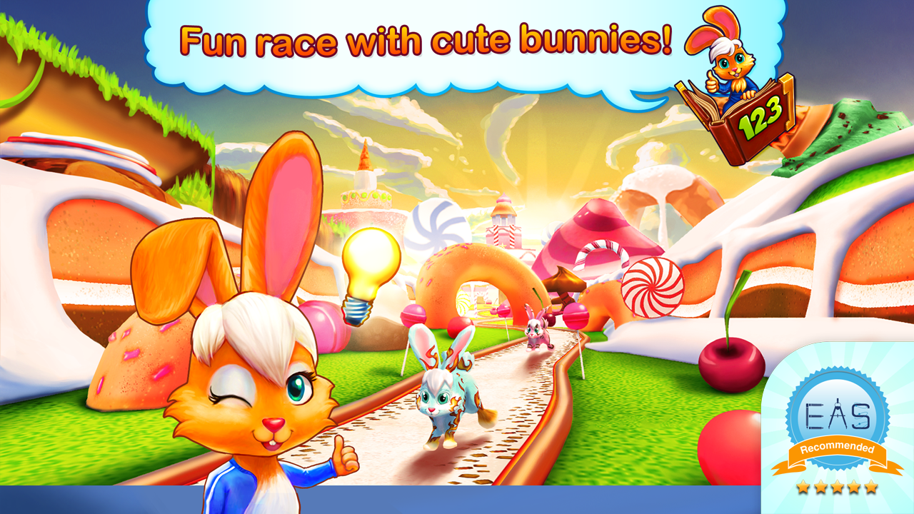 Wonder Bunny Math Race: 2nd Grade Advanced Learning App for