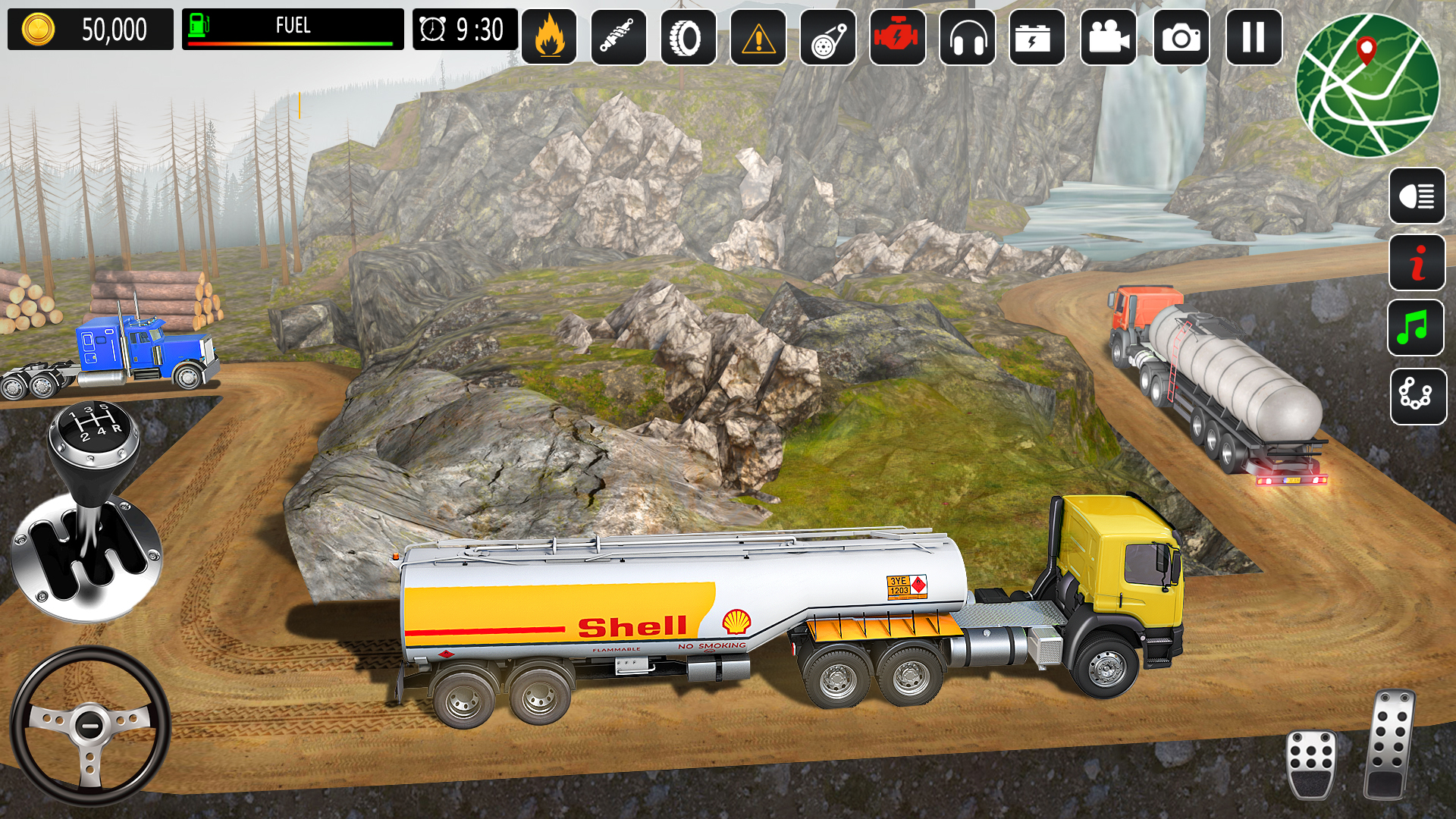 OffRoad Truck Driving Game Hill Climb Truck Games with Truck Parking