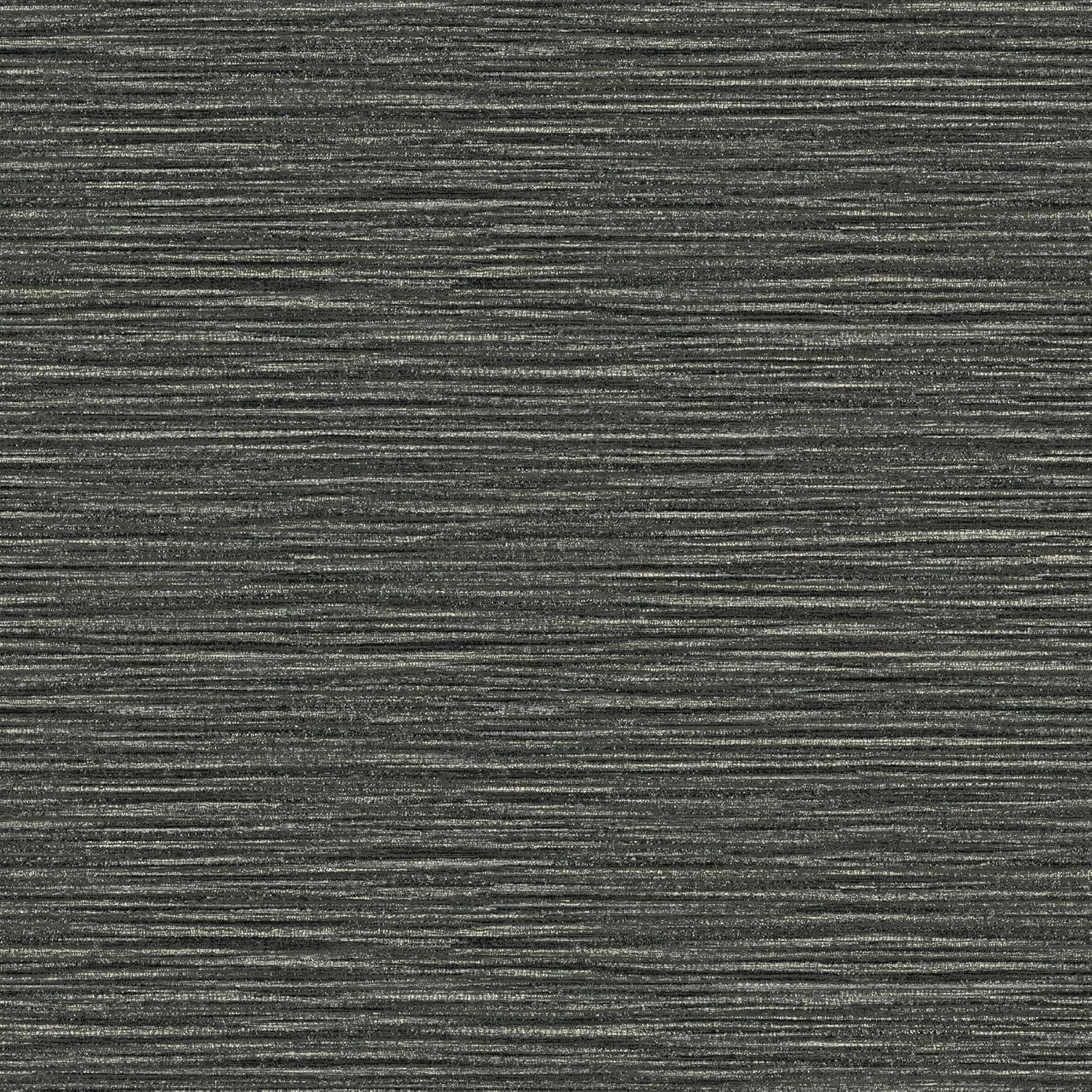Advantage Hazen Black Shimmer Stripe Wallpaper