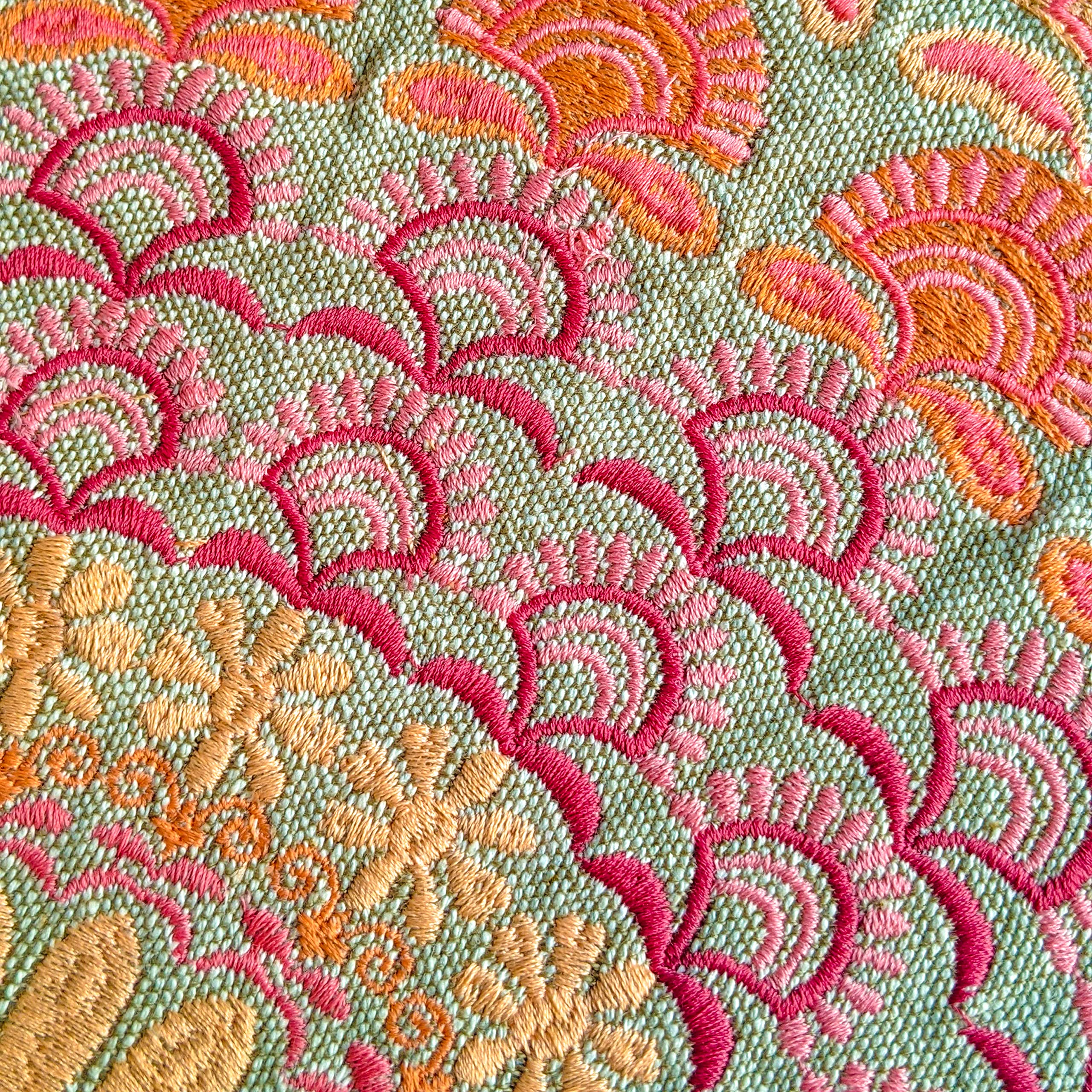 Mandala Life ART duża pufa boho, poszewka na poduszkę, różowa, okrągła poduszka podłogowa, luksusowa dekoracja pokoju dziecięcego, bawełniana pufa otomana, poduszka do medytacji, jogi i szykowny