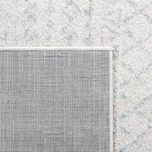 Miniatura 7 de SAFAVIEH colección Tulum - Alfombra de 8 pies x 10 pies, marfil y gris claro, diseño marroquí, bohemio y desgastado, no desprende pelusa, fácil