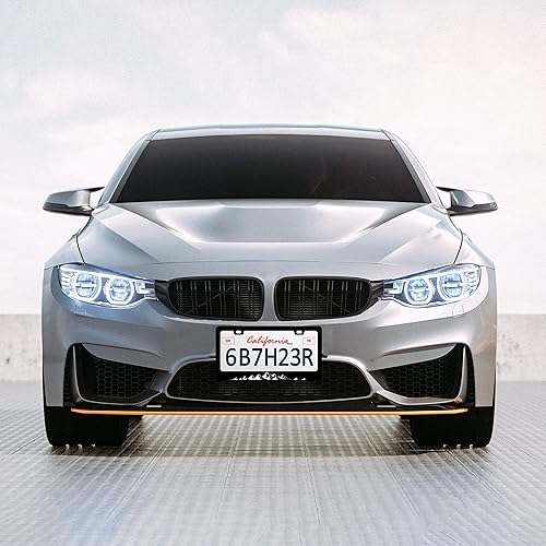 Miniatura 6 de Mountains Patterm - Marco de matrícula de montaña para matrícula de acero inoxidable, diseño divertido compatible con soporte estándar de matrícula