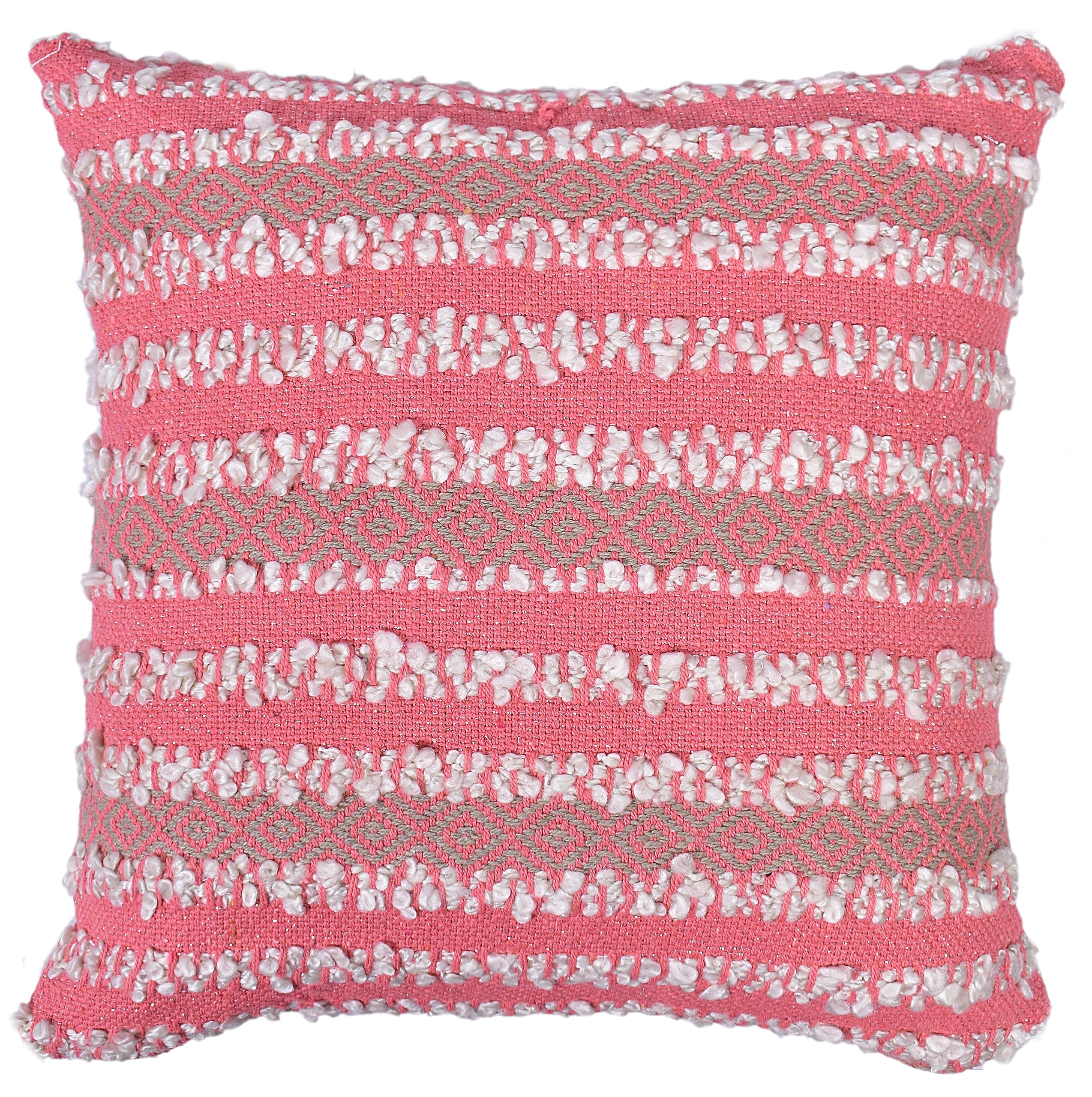 CHATEAU HOME COLLECTIONThrow Pillow Covers for Couch, Covers for Bed Pillows, Soft Throw Pillow Cases, Multi Orange Decorative Throw Pillow Cases for Bed 18×18, Pack of 2