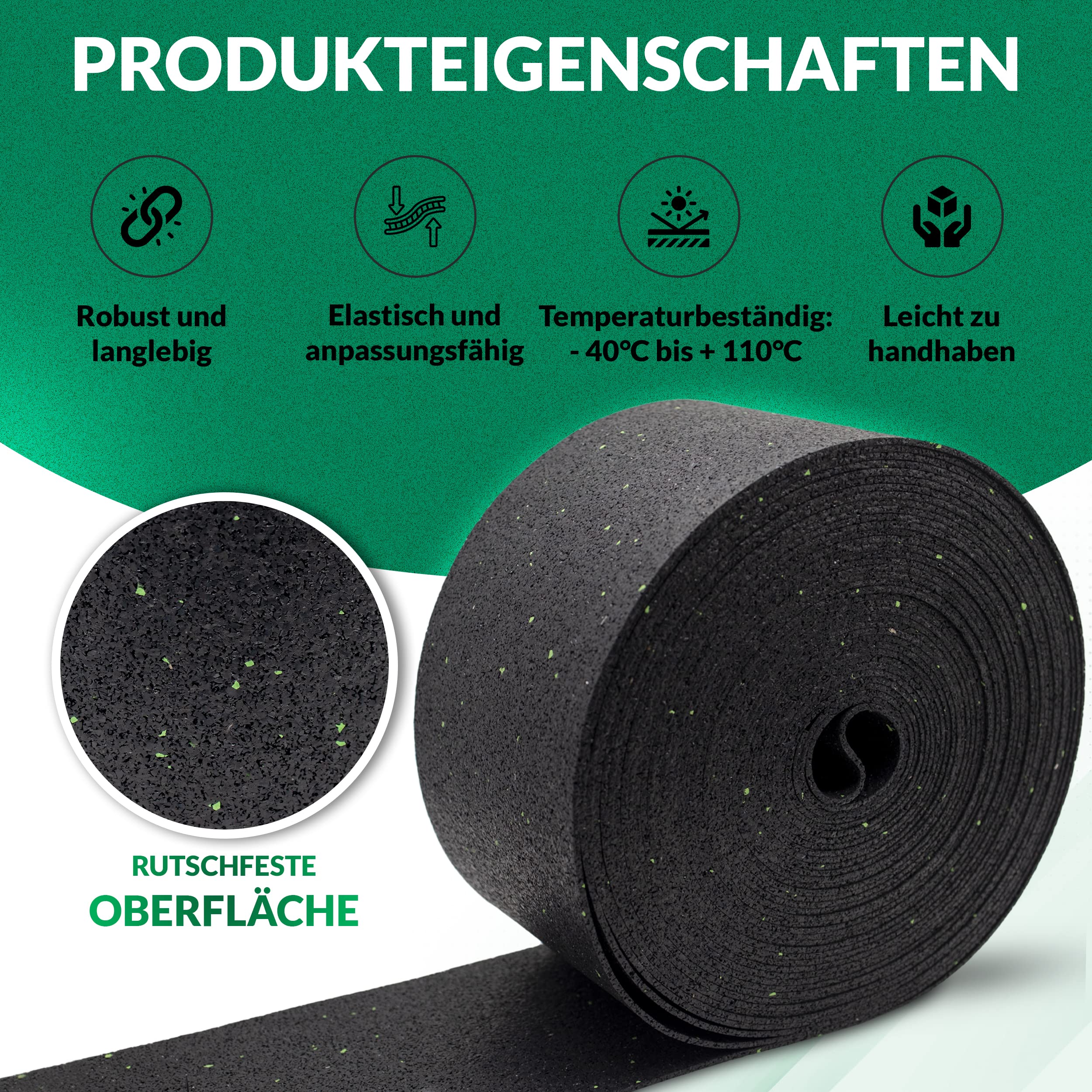 Antirutschstreifen in vielen verschiedenen Maßen und Stärke einfach AUSWÄHLEN!! (150 x 20.000 mm, 3 mm)