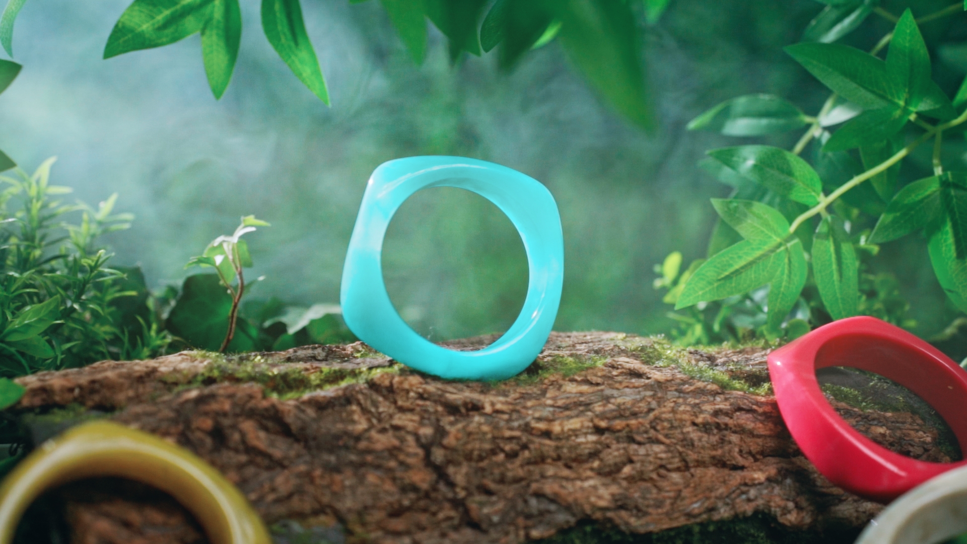 Amazon.com: Landical 4 Pcs Colorful Square Acrylic Resin Bangle