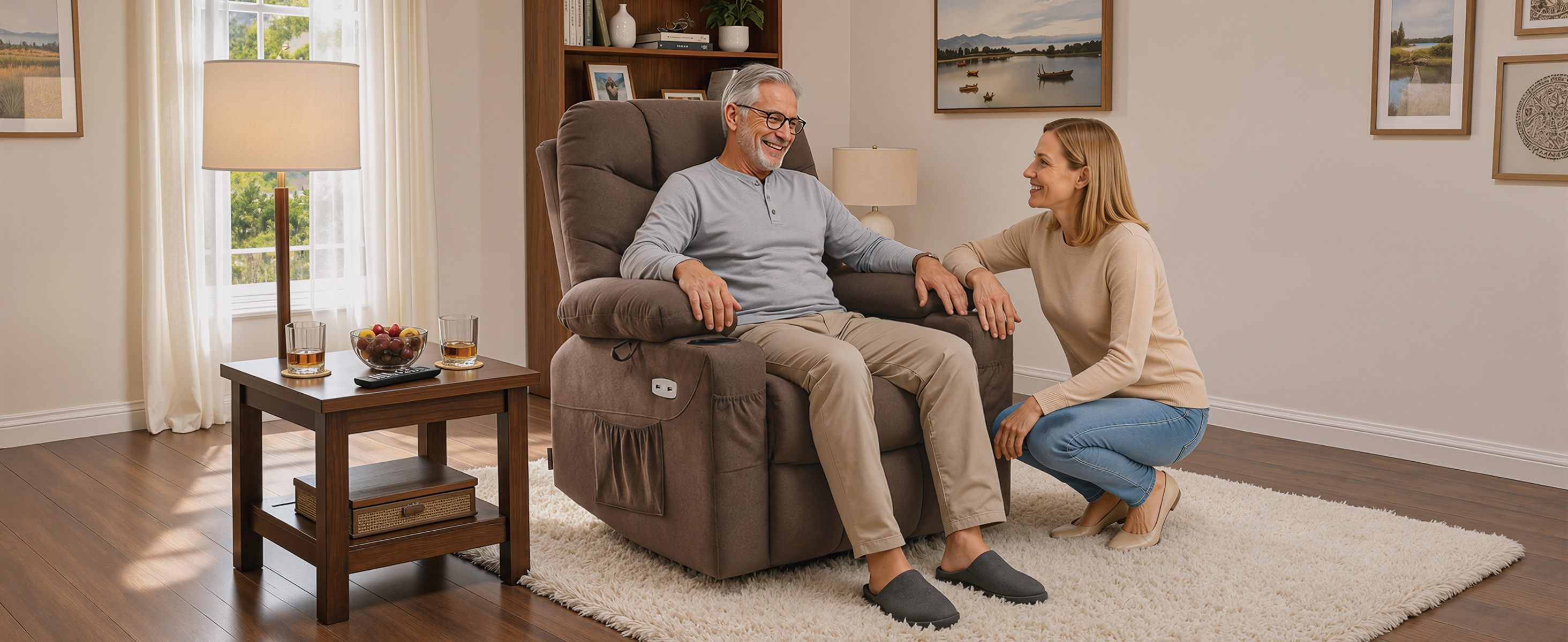 Amazon.com: MCombo Power Lift Recliner for Elderly, Fabric 7287