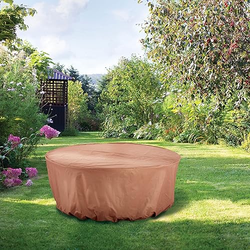 Miniatura 5 de Hoan Cubierta de mesa redonda para barbacoa