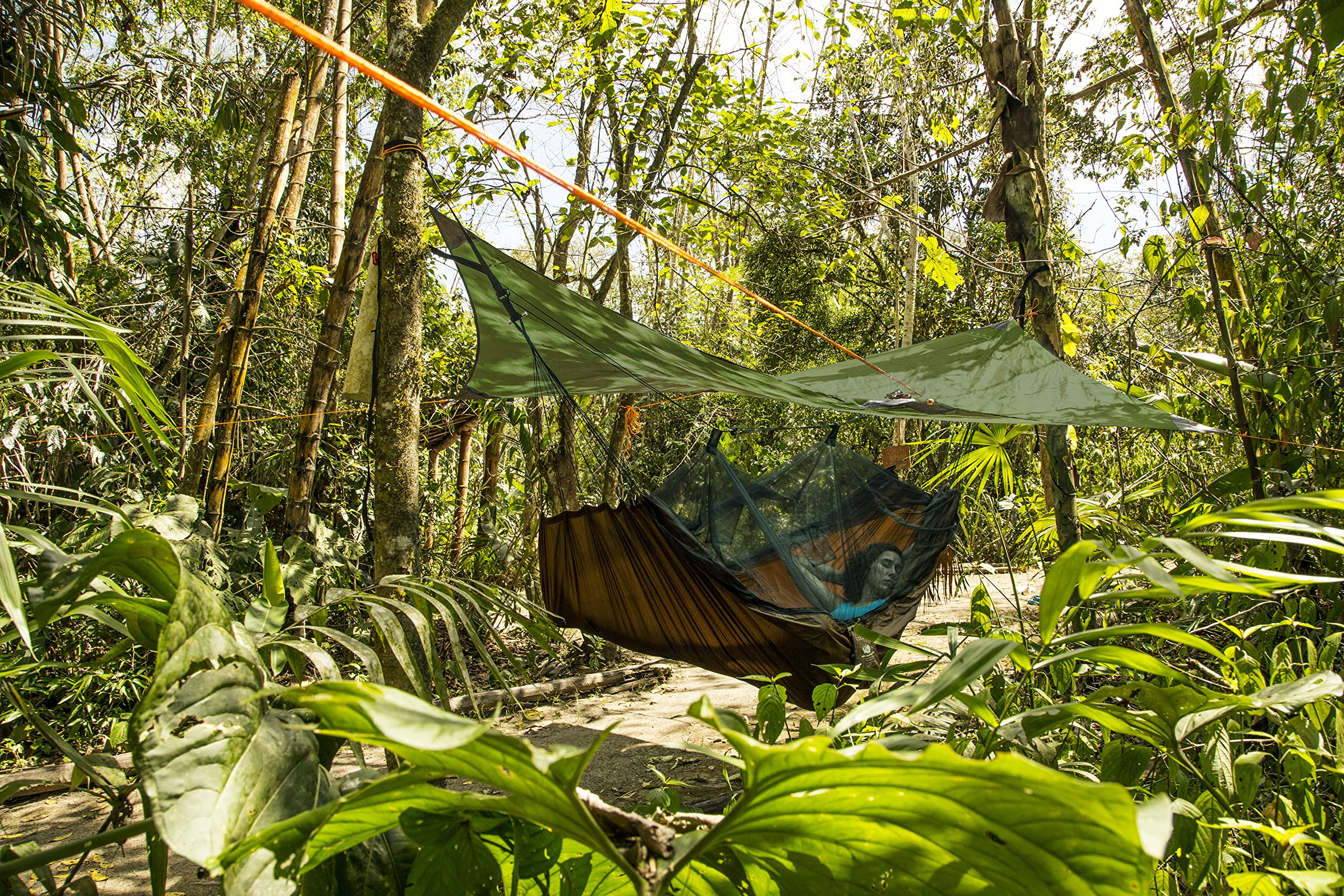 Amazonas AZ-1030210 Ultra-Light Moskito Traveller PRO Amaca da Escursione, Marrone, Marrone, Null
