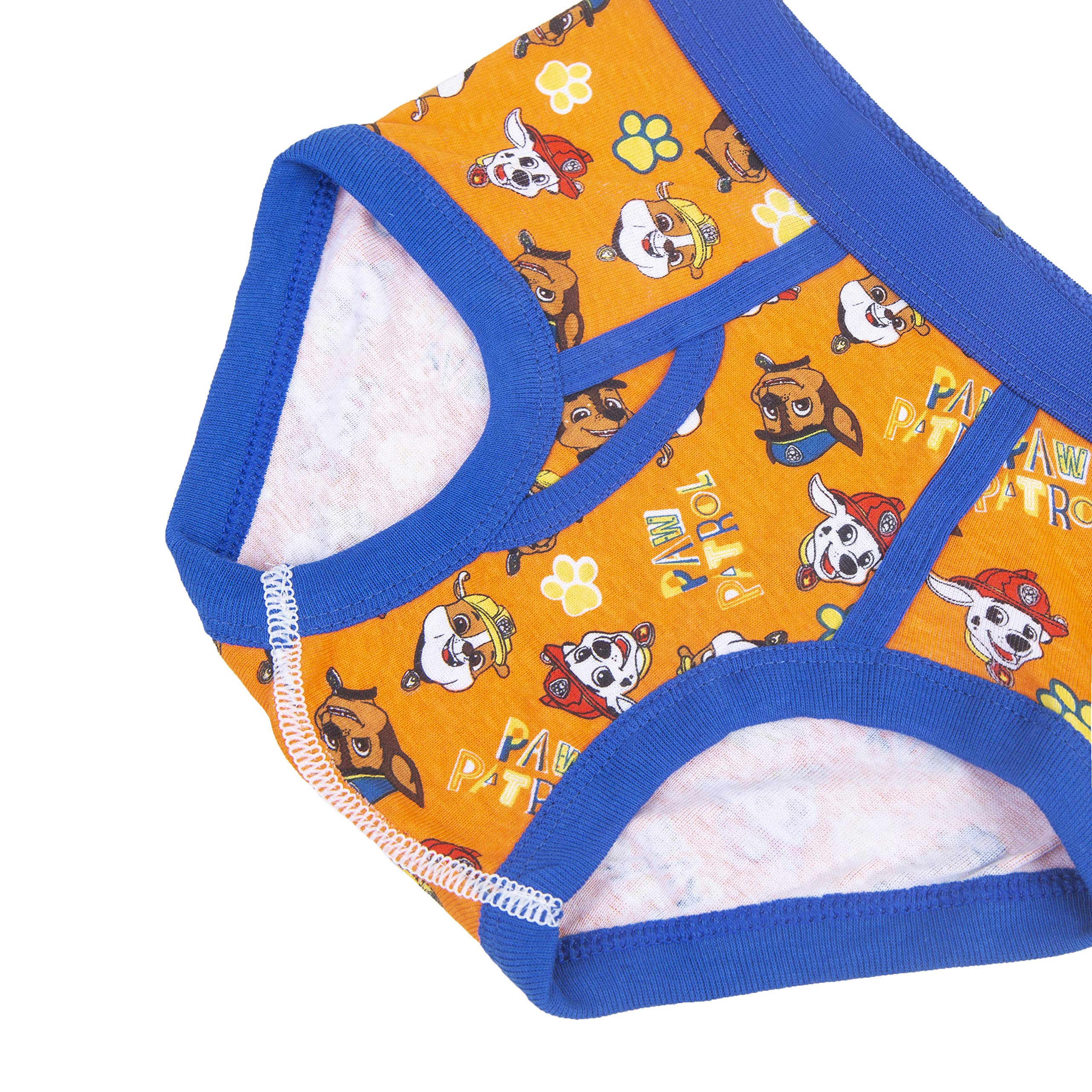 Paw Patrol Ropa interior 100 % algodón peinado para niños con Chase, Skye, Rubble y más en tallas 18 m, 2/3t, 4t, 4, 6, 8