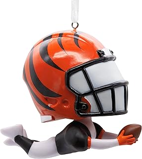 Hallmark NFL Cincinnati Bengals Bouncing Buddy Christmas Ornament