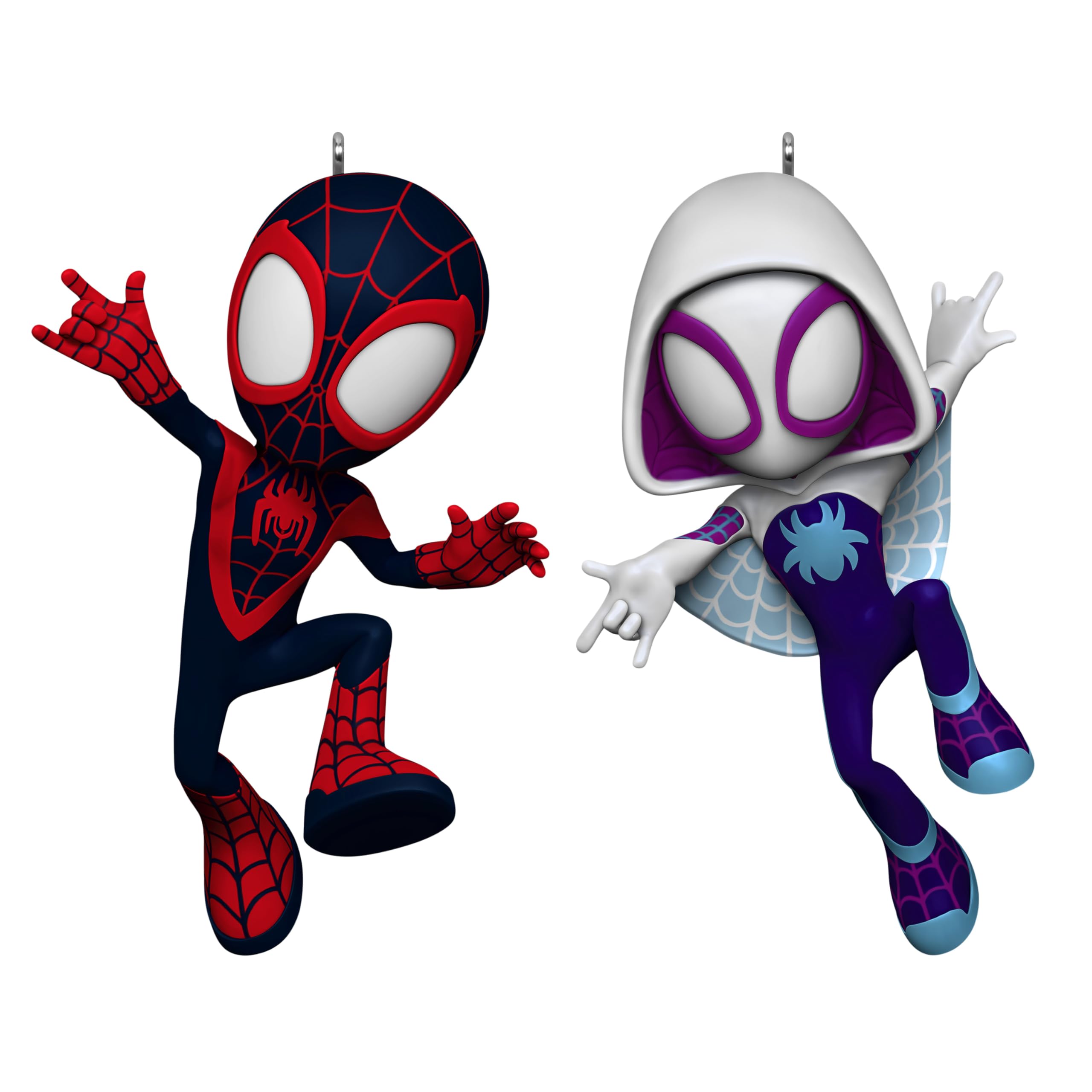 Hallmark Keepsake 2025, Marvel Spidey And His Amazing Friends Christmas Ornaments Spin And Ghost-Spider, Set Of 2, Gifts For Marvel Fans