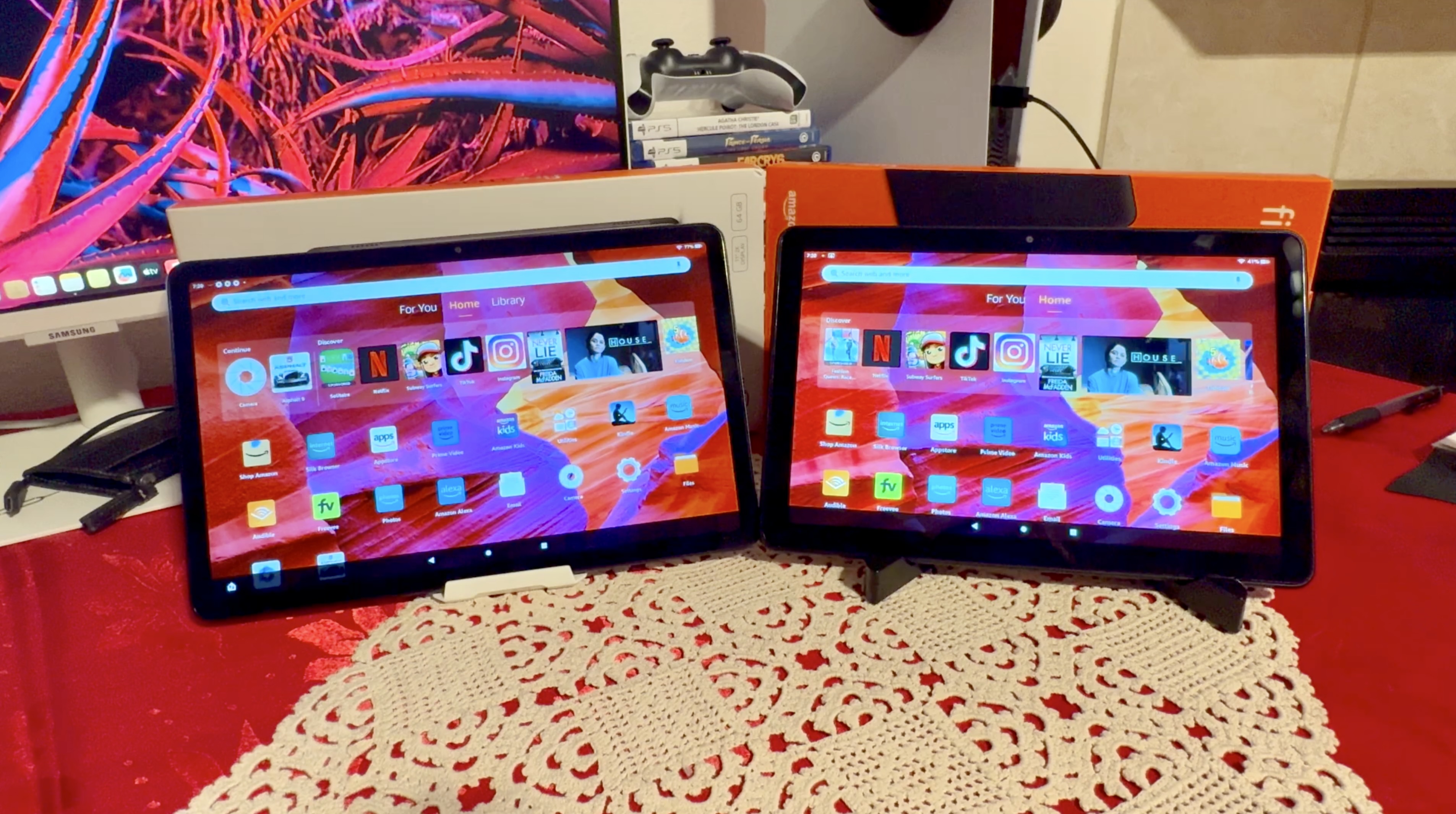 Watch Amazon Fire Max 11 VS Fire HD 10 Tablet on Amazon Live
