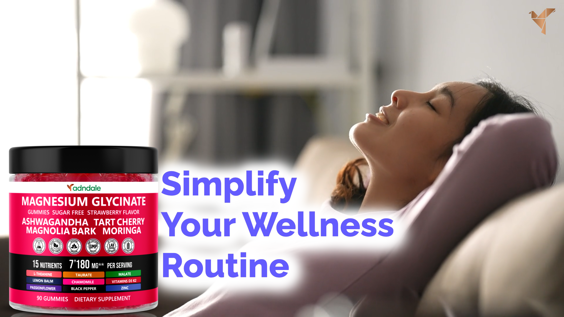 Amazon.com: Adndale Magnesium Glycinate 400 mg Gummies with