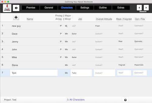 Bob Miller, Inc. Outlining Your Novel Workbook [Download] thumb #4
