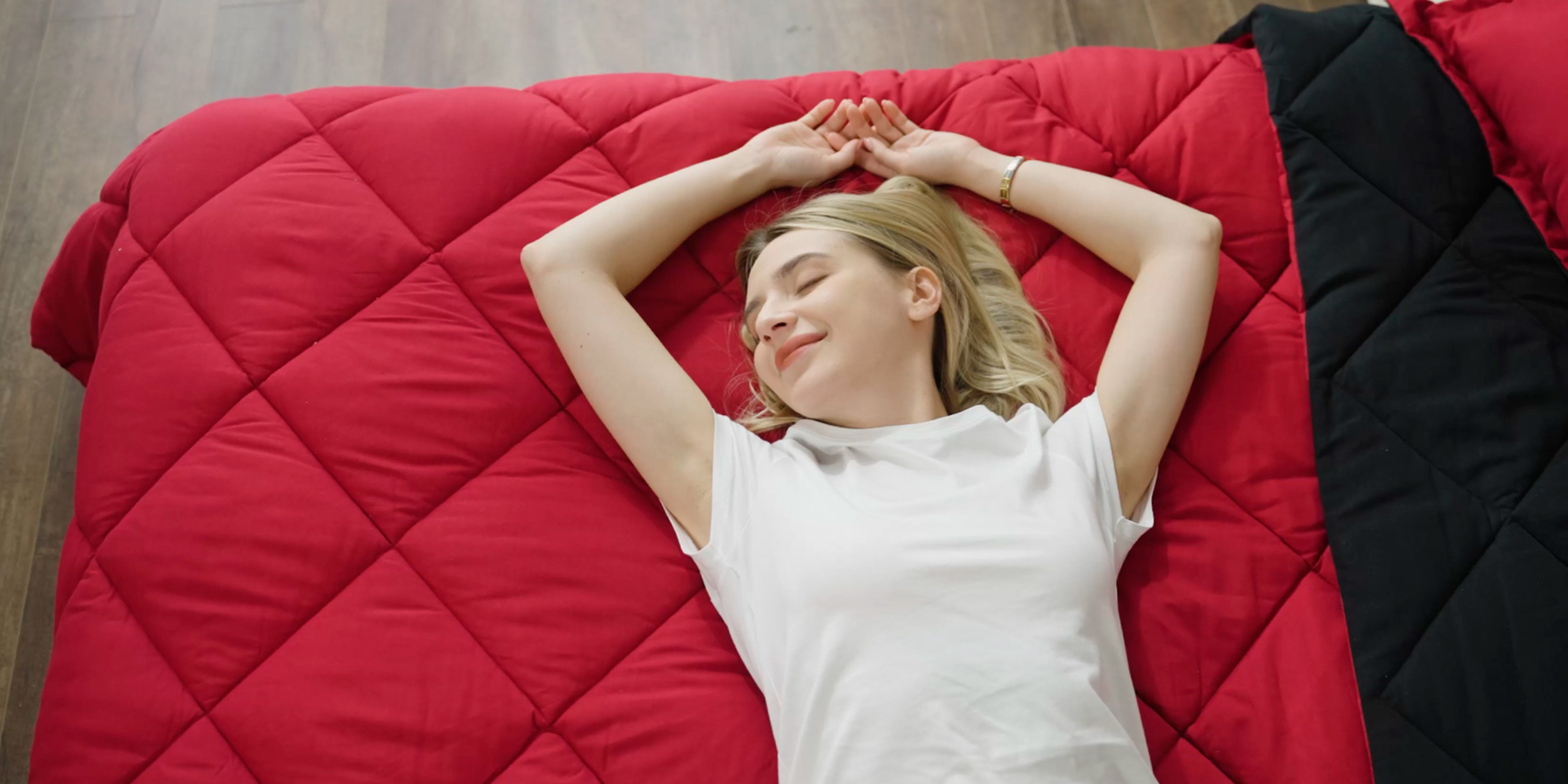 G.B California ブランケット Amazon.com: downluxe California King Comforter Set - Red and