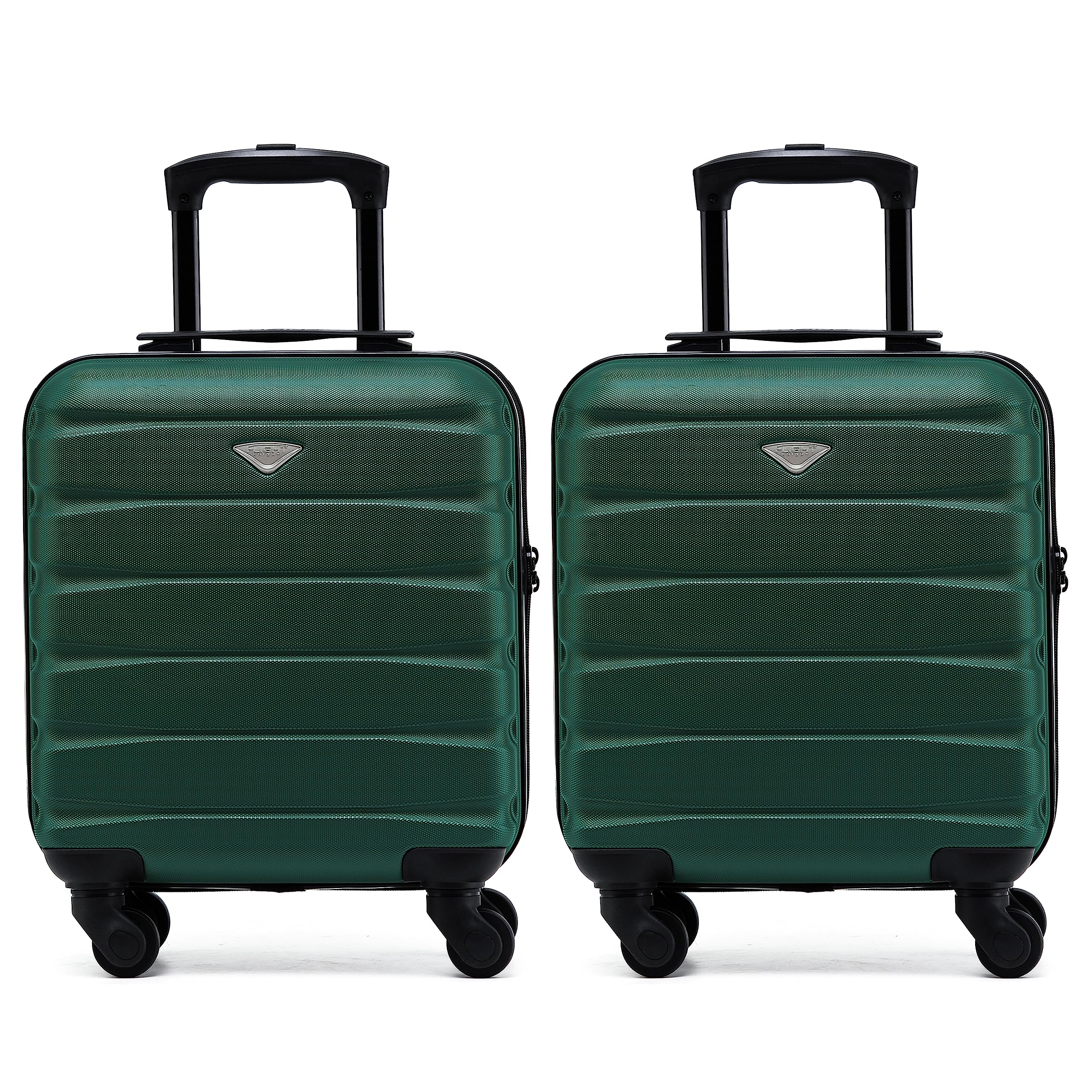Flight Knight Suitcase Set of 2 Lightweight 4 Wheel ABS Hard Case Cabin Carry On Hand Luggage Approved for Over 100 Airlines Including easyJet, British Airways, Ryanair & Many More 55x35x20cm — view 153