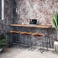 Vista 2 de Jofran Nature's Edge - Mesa de comedor de acacia sólida con altura para mostrador