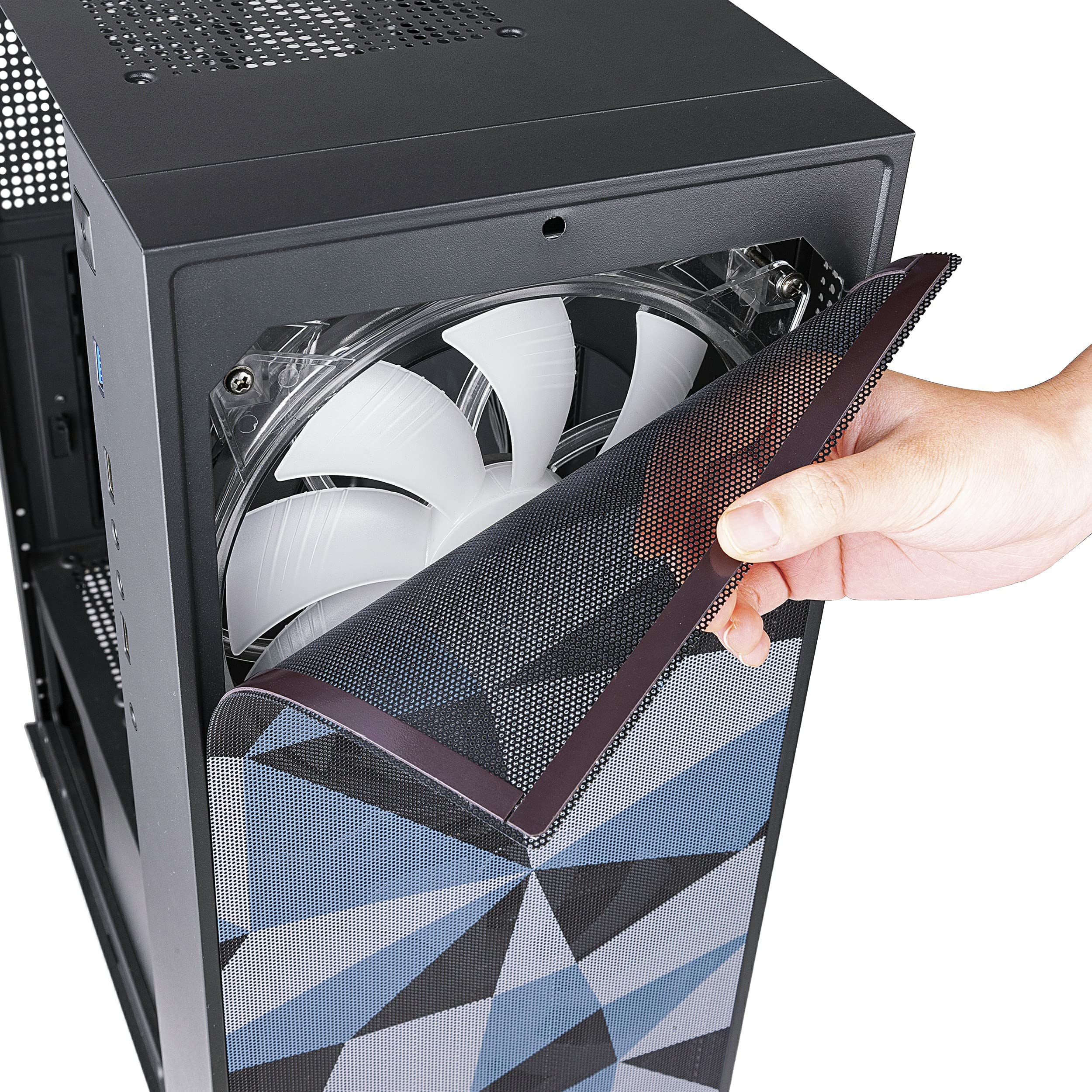 ant esports ice 310mt mid tower atx computer case
