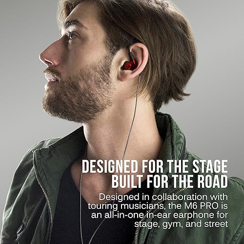 Miniatura 2 de MEE audio M6 PRO - Auriculares monitores intrauditivos para músicos, modelo de 2 generación con sonido mejorado, ganchos de alambre de memoria y