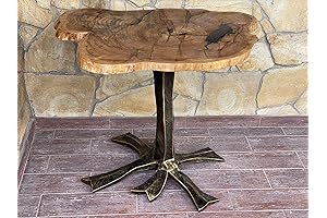 Enchanting Natural Edge Coffee Table: A Symphony of Nature and Art