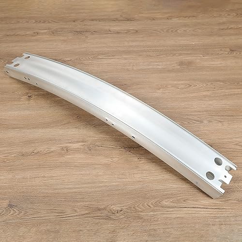 Miniatura 5 de KUAFU Refuerzo de parachoques delantero compatible con Nissan Altima Maxima 2013-2018 Reemplazo para 620323TA1A NI1006239 aluminio plateado