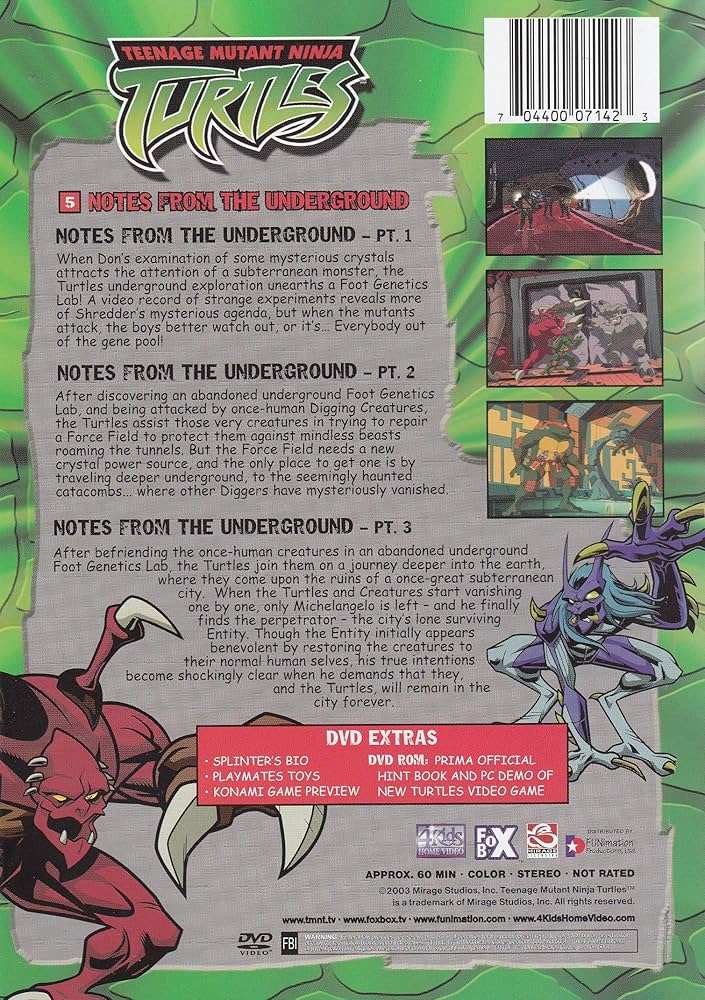 ダートルズの秘密 Teenage Mutant Ninja Turtles Film Collection (Teenage Mutant