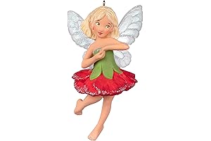 Hallmark Keepsake Christmas Ornament 2023: Fairy Messengers Carnation Fairy