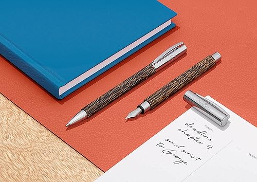 Miniatura 2 de Faber Castell 148172 EF - Pluma estilográfica, punta extrafina, ambición, madera de coco, palmera