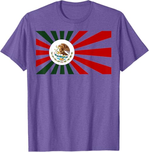 Miniatura 6 de Camiseta mexicana japonesa de la bandera japonesa de México Anime Manga Fan Mexicanos, Negro, S
