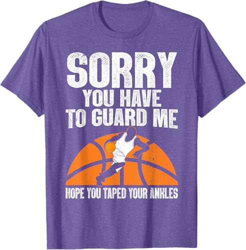 Miniatura 37 de Funny Basketball For Men Women Sports Game Basketball Player T-Shirt Black,Navy Blue,Asphalt Grey,Cranberry Red,Olive Green,Dark Heather