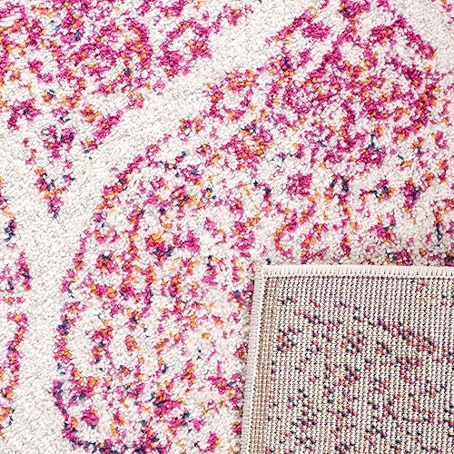 Miniatura 7 de SAFAVIEH Madison Collection MAD604R - Alfombra Glam Ogee Trellis envejecida, no desprende pelusa, para sala de estar, comedor y dormitorio, 10 x 14