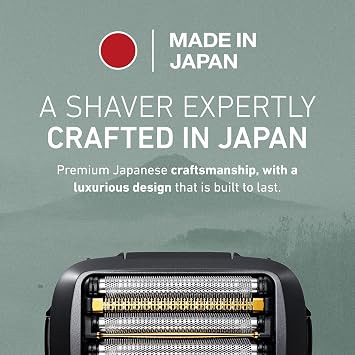 Panasonic ARC6 Electric Razor for Men Face, Wet & Dry Foil Shavers for Men, Pop-Up Trimmer, Ultra-Fast 6-Blade, Smart Shave Sensor, 22D Flexible Pivoting Head - ES-LS8A-K (Black)