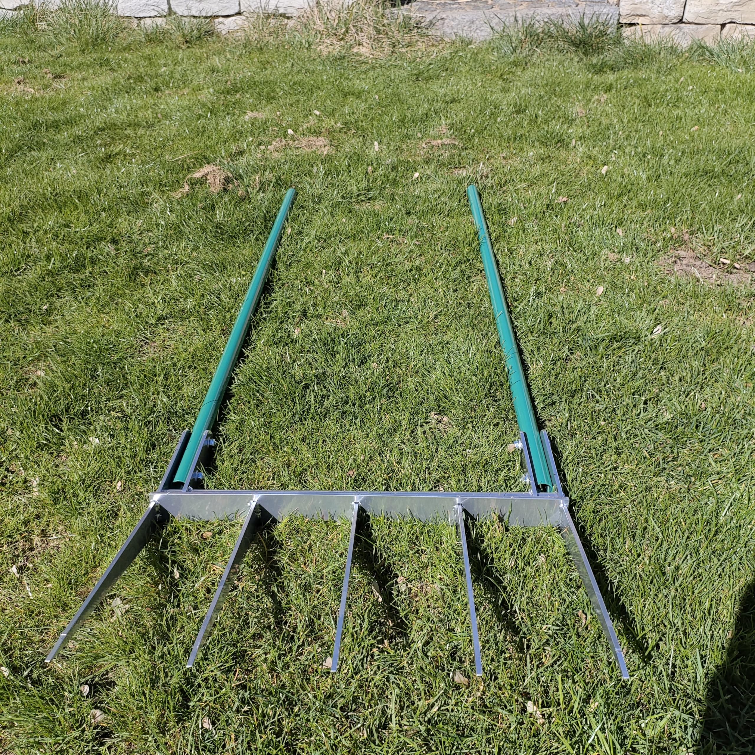 Forcella professionale Broadfork Forke – ideale per allentare e riordinare profondamente – Larghezza di lavoro 50 cm – Lunghezza denti 30 cm