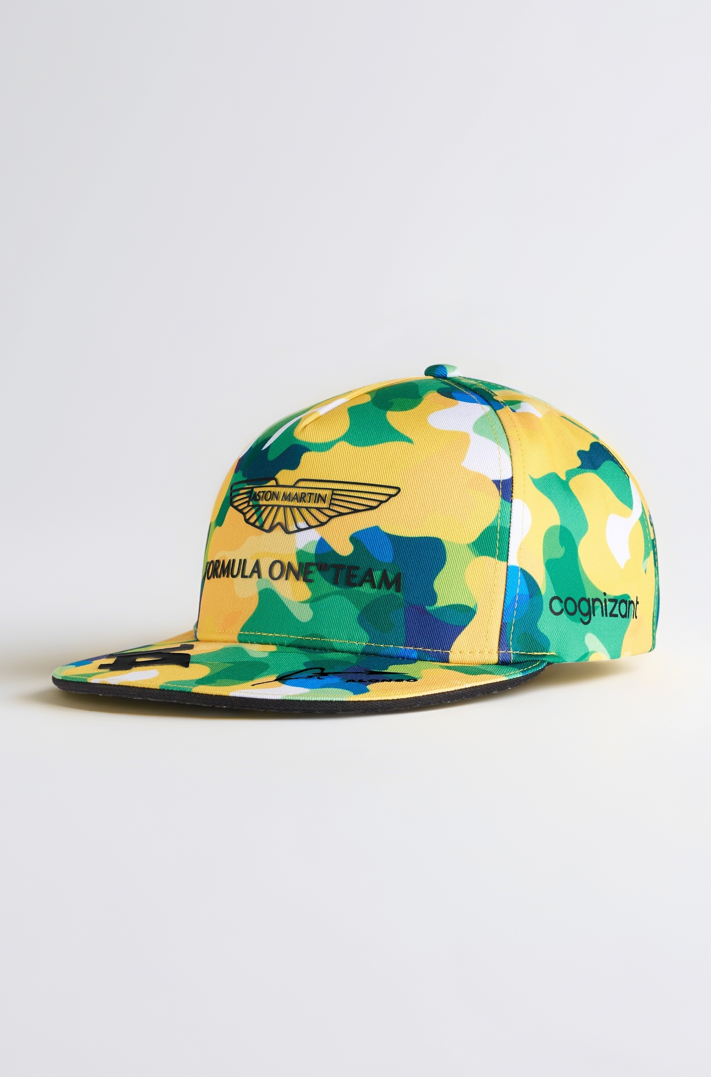 Cognizant F1 Fernando Alonso Special Edition Kimoa Brazil GP Hat Multicolor