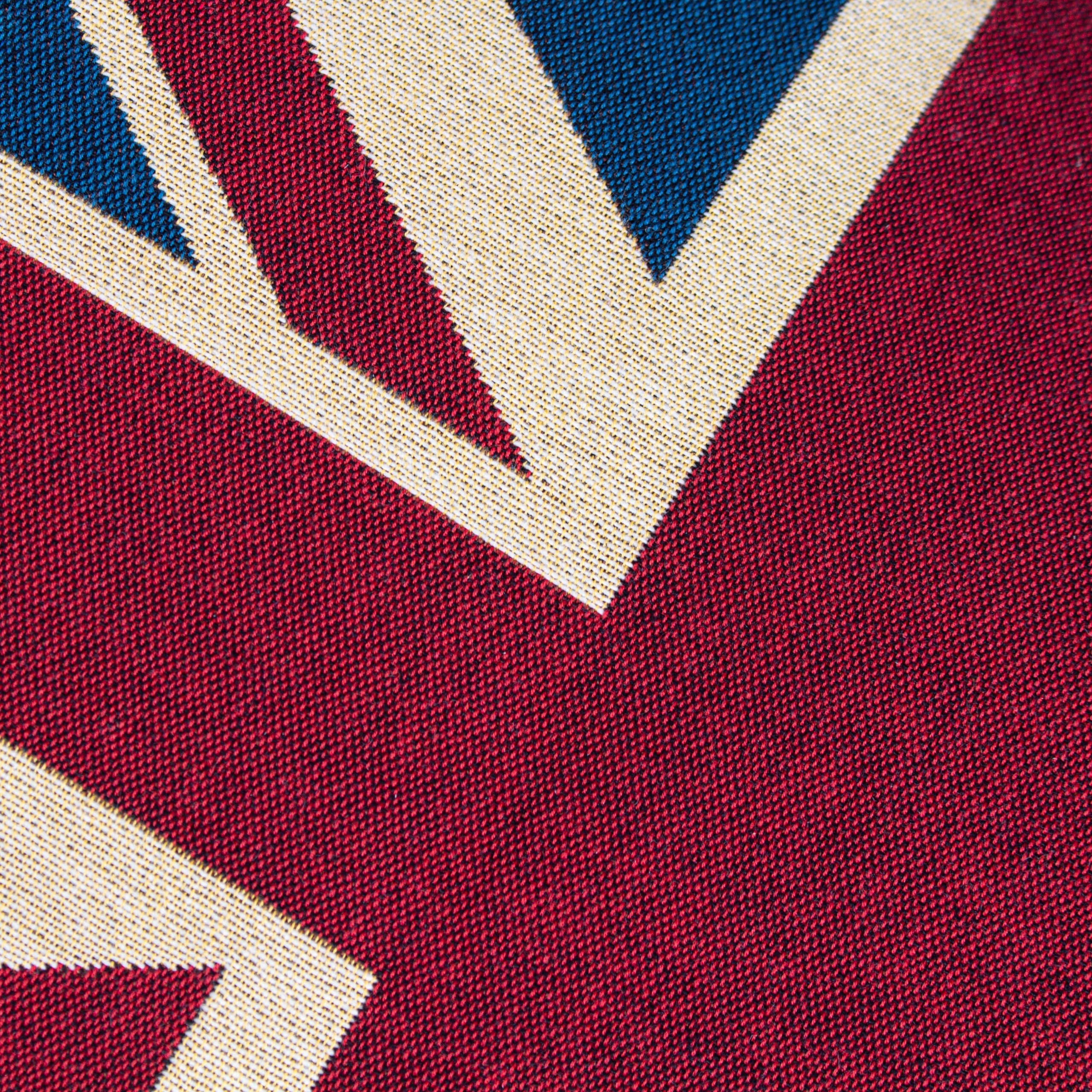 Evans Lichfield Union Jack Poszewka na poduszkę, bawełna, wielokolorowa, 46 x 32 cm