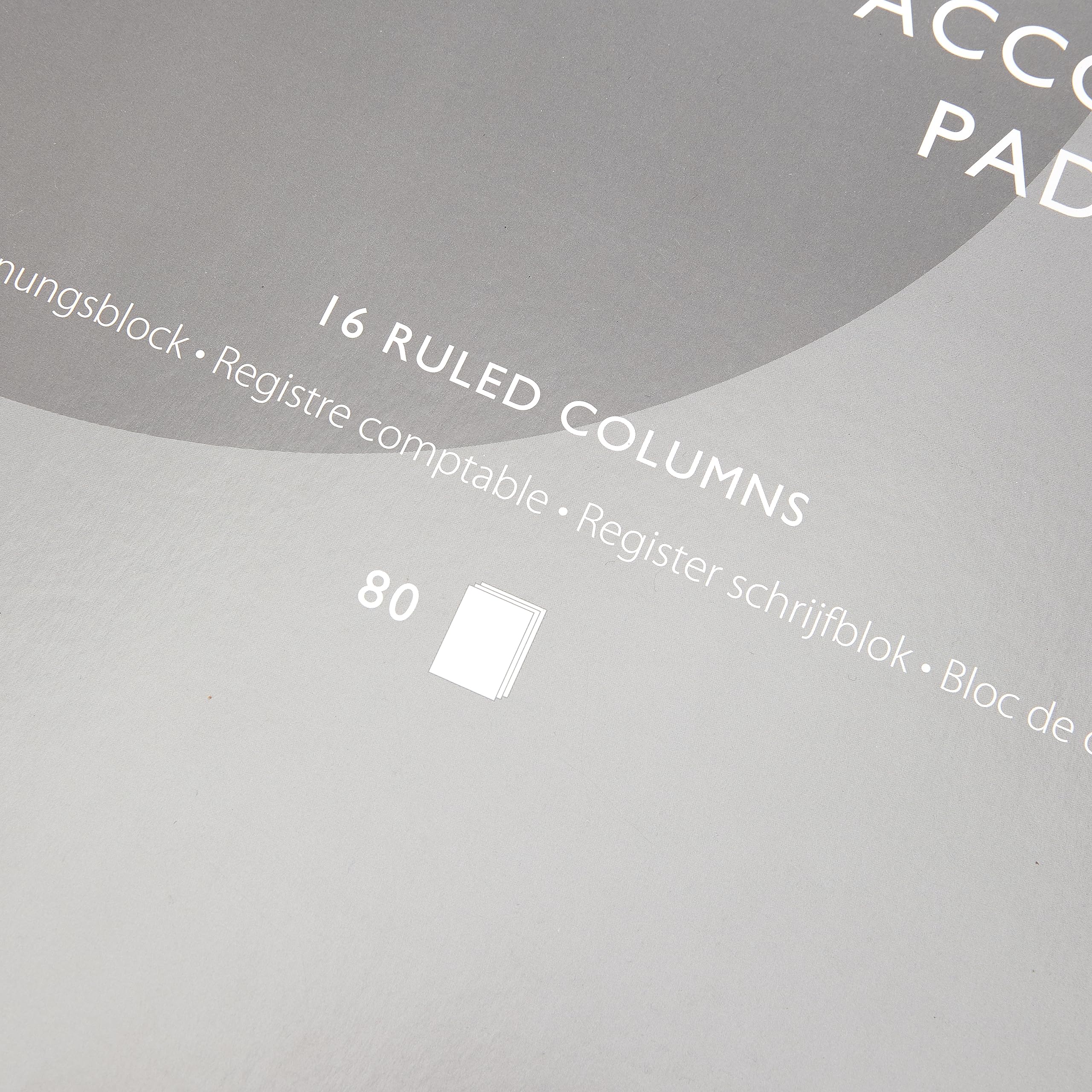 Silvine A3 Book Keeping Analysis Pad, 80 Pages Printed