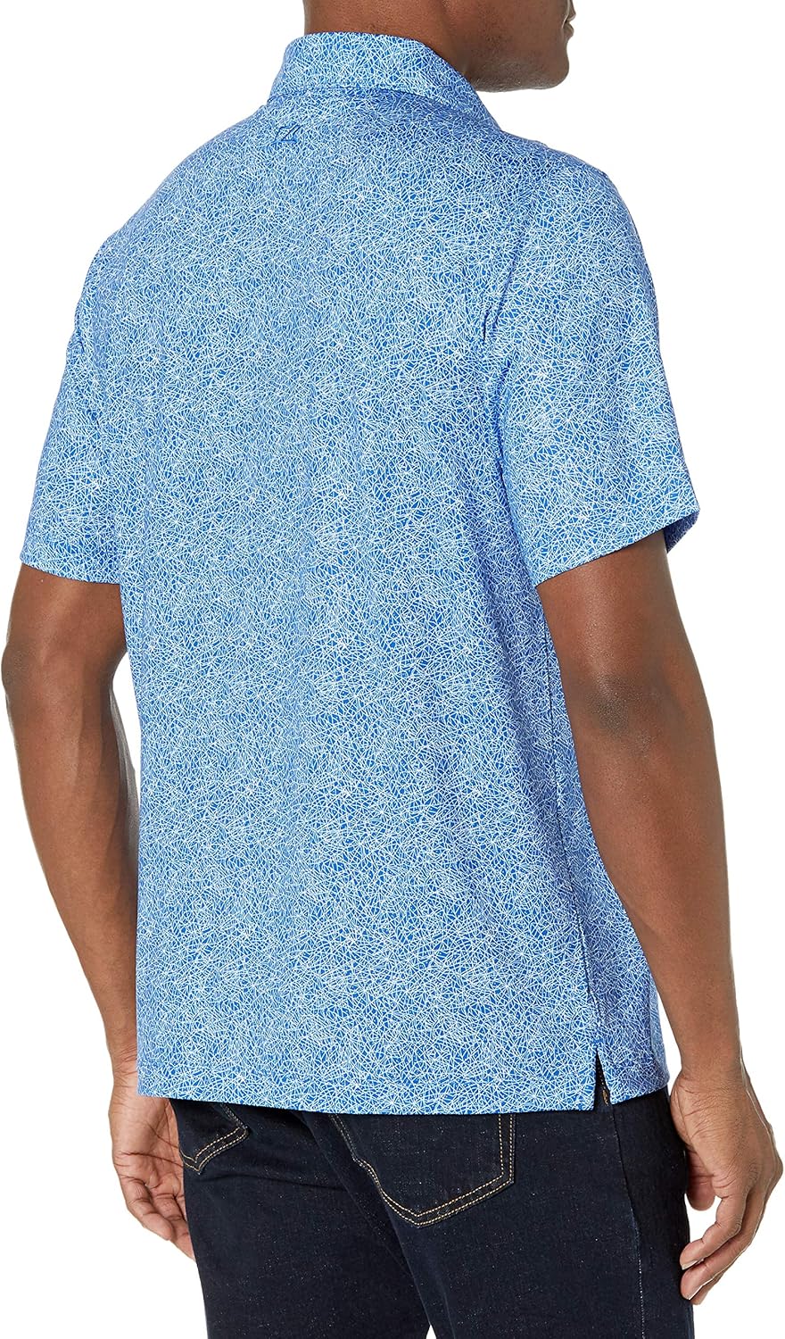 Cutter & Buck Mens Pike Constellation Print Polo - Image 2