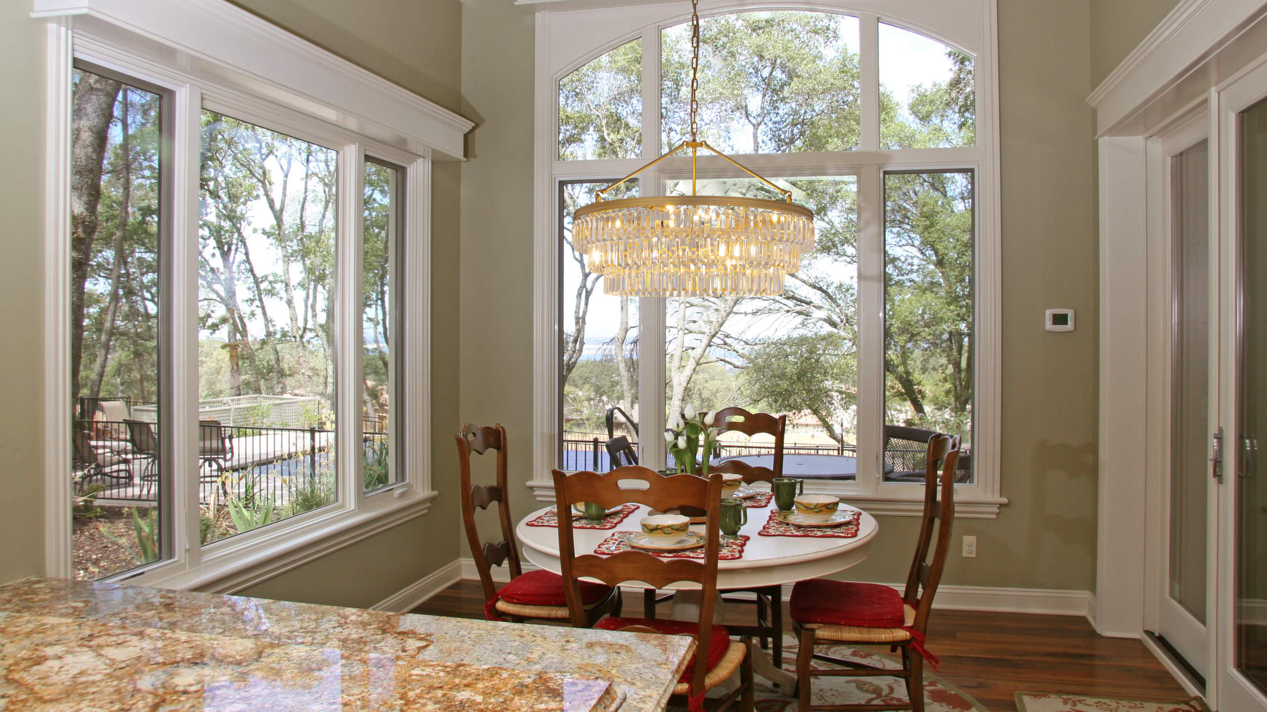 TOCHIC Gold Crystal Chandelier for Bedroom, 29