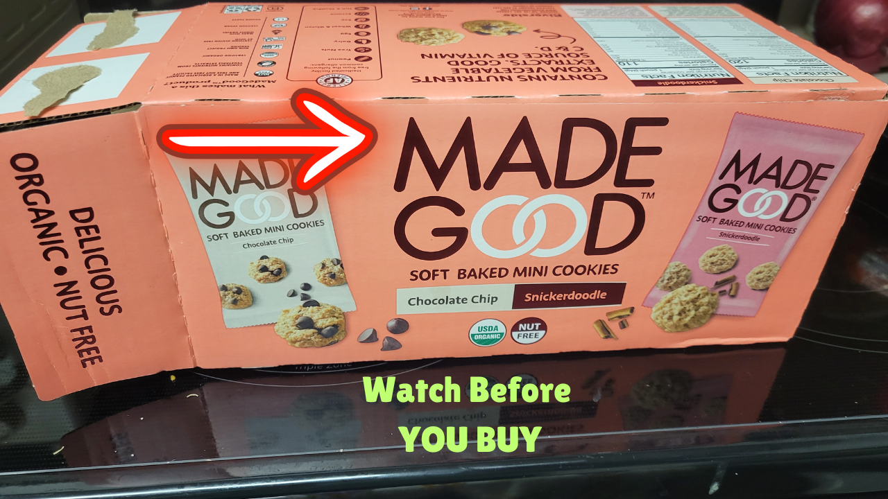 Watch Honest review of Made Good Soft baked mini cookies on Amazon Live