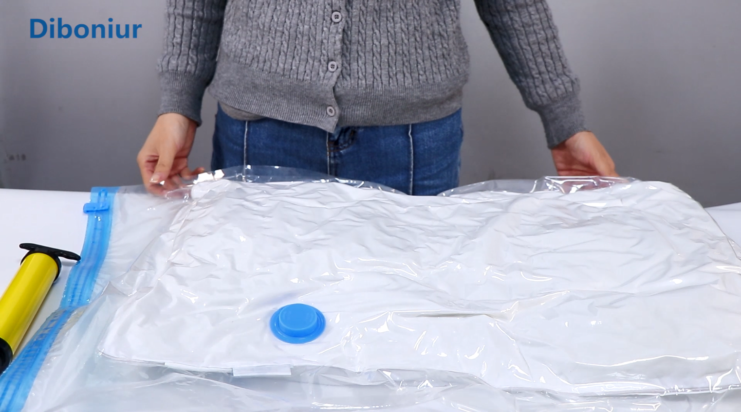 Sacchetti Sottovuoto Diboniur 5 Pezzi Riutilizzabili - 2L+2M+1S Per Vestiti E Coperte