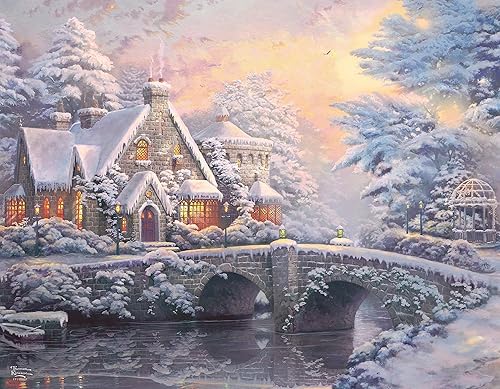Miniatura 4 de Ceaco - Paquete múltiple 4 en 1 - Thomas Kinkade - Holiday - (4) rompecabezas de 500 piezas