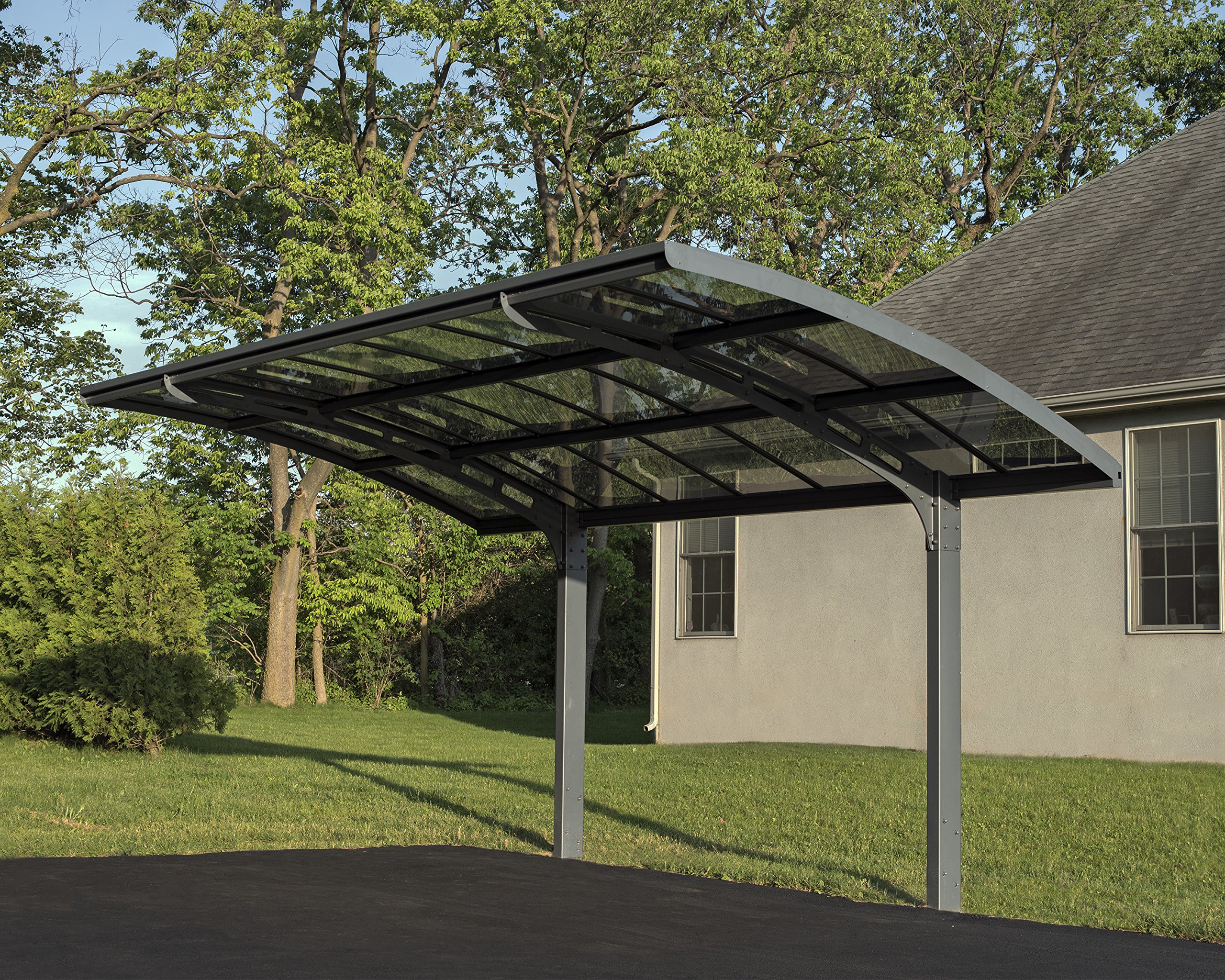 CANOPIA by Palram - Carport de Aluminio, Arizona Breeze (289x495, Gris)
