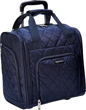 Amazon Basics - Equipaje para llevar bajo el asiento, Azul marino acolchado  : Amazon.es: Equipaje