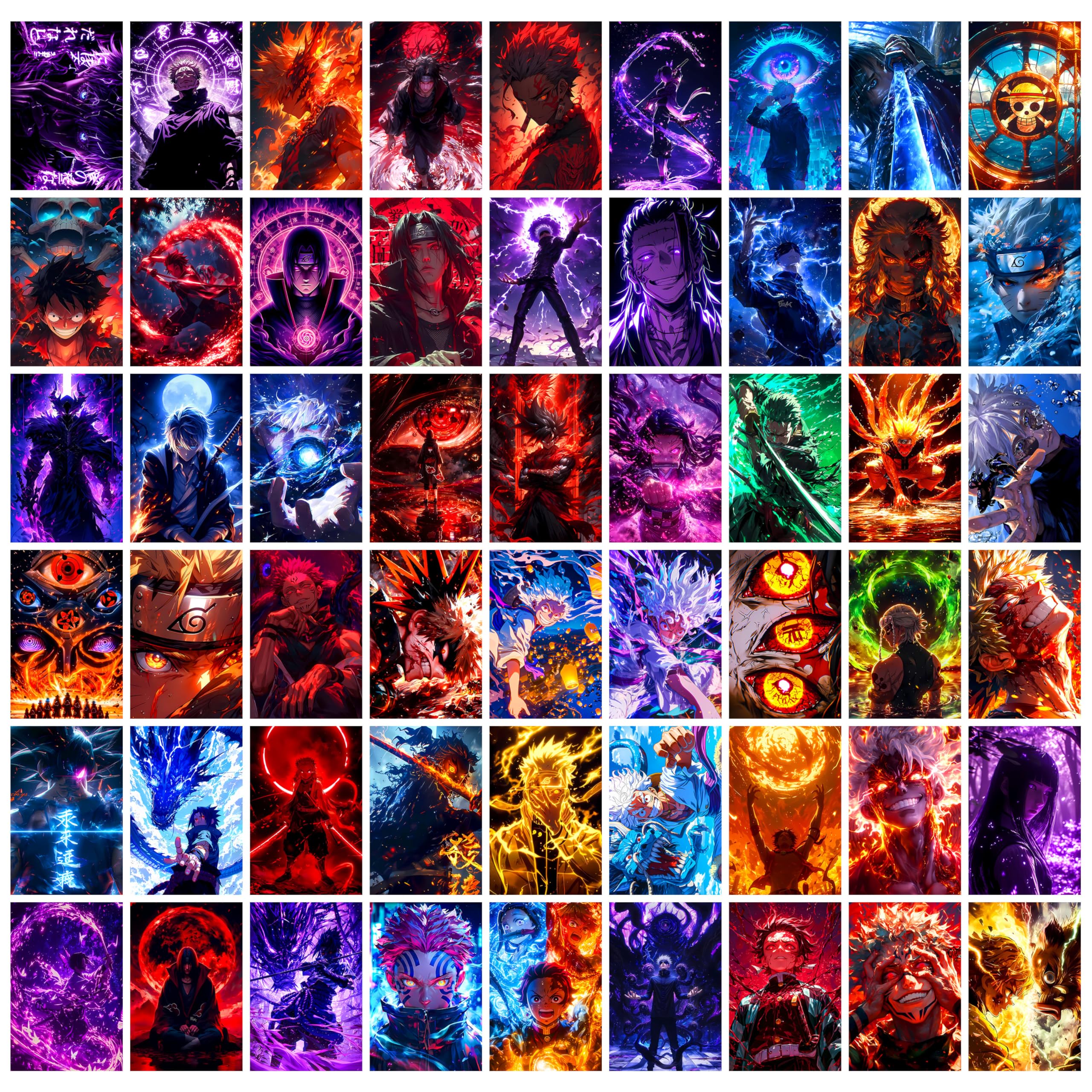 Anime Wall Collage Kit - 54 Posters Included -20 Anime Wall Collage Kit - 54 Posters Included -20