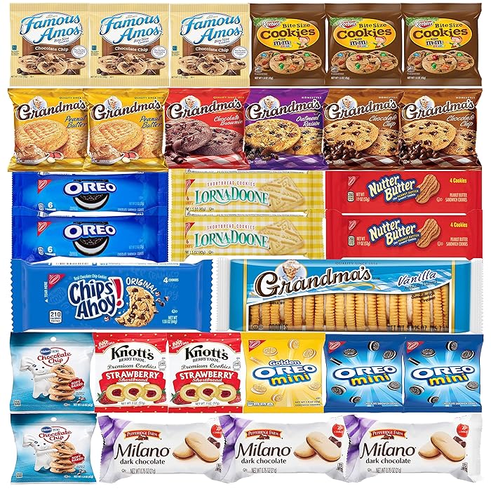 Buy Cookies Snacks Variety Pack for Adults Individually Wrapped